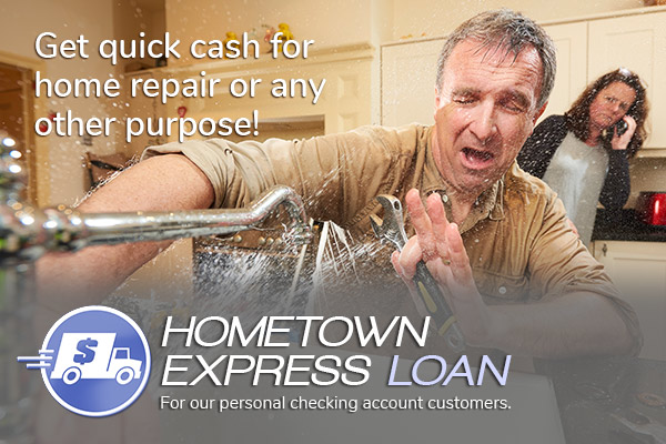 Quick Cash repairs or any other purpose. Hometown Express Loan.