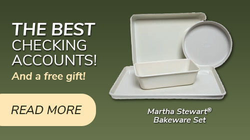 The best checking accounts. And a free gift! Click to learn more.