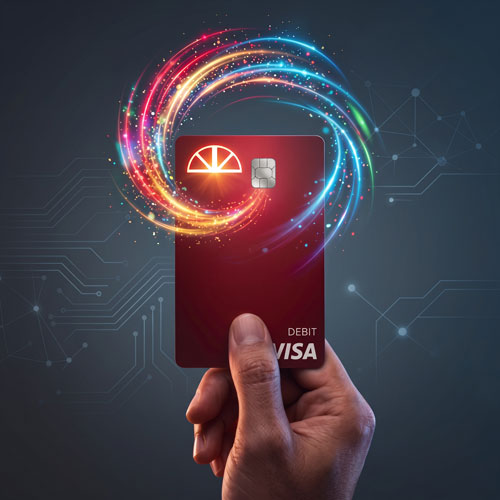 The Bank of Marion Tap and Go Debit Card.