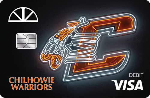 Chilhowie High School Neon Debit Card