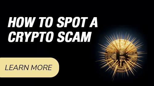 How to spot a crypto scam.. Click to read more.