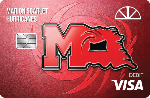 Marion Senior High School Red Debit Card