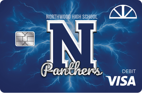 Northwood High School Lightning Debit Card