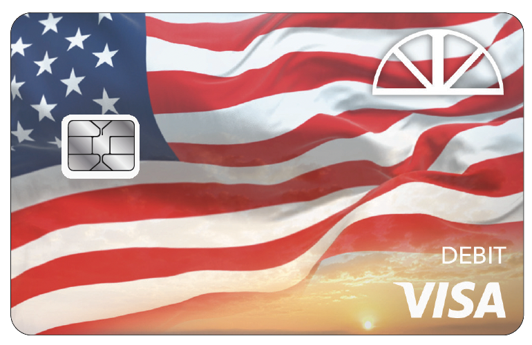 American Flag Debit Card